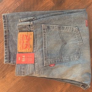 NWT Men's 34x34 Levi's 514 Jeans Medium Wash